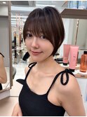 クールショート/レイヤーショート/前髪白髪/20代30代40代50代