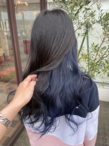 アース コアフュールボーテ 諏訪店(EARTH coiffure beaute)&nbsp;ブルーラベンダーインナーカラー韓国