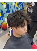 シャドウパーマ/メンズパーマ/メンズショート