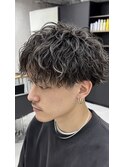 メンズショート シャドウパーマ