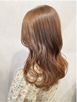 アールヘア(ar hair) 艶感オレンジブラウン×レイヤースタイル