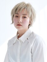 La fith hair link 瓢箪山店【ラフィス ヘアー リンク】【8月29日OPEN（予定）】&nbsp;【La fith】ハンサムショート×ハイトーンカラー