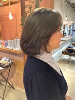 ソーイ ヘアアンドライフスタイル ショップ(SO-E HAIR&LIFESTYLE SHOP)&nbsp;グレージュ×レイヤーボブ