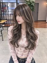 リーチェ(ReCHE by CAPA(旧：CAPA茅ヶ崎店）)&nbsp;ハイライトレイヤーカットダークパープル夏ミルクブラウン56