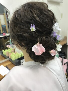 ヘアーセットサロン ピンキー(Hairset Salon Pinky) Pinky♪ふわふわナミしによん 結婚式や二次会 お着物にも