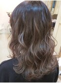 バレイヤージュ×ナチュラルグレージュ 【Lille橋本】