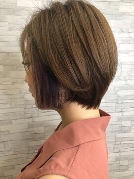 カイノ イオンモール草津店(KAINO) さりげなく見せるバイオレットインナーカラー