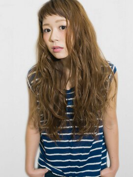 ケアアンドデザイン 今里本店(care&design fulfill) 【面長をカバー】短めの前髪が可愛い!ゆるふわウエーブ/20代30代