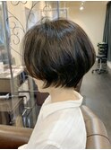 大人の髪質改善ショートボブ