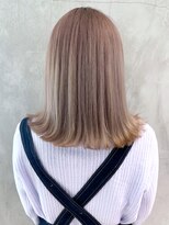 アイティー バイ アルバム 浦和店(IT by ALBUM)&nbsp;ロブベージュ_マロンベージュAラインボブ_ba321011