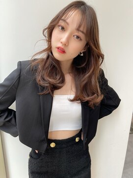 ノク(nok) ワンホンレイヤーブラウン_マロンベージュニュアンスカラー