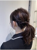ポニーテールアレンジ