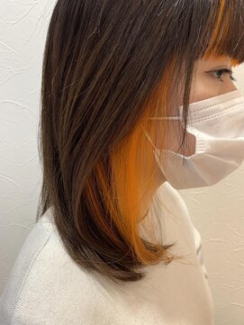 アドラーブル 女池店(adorable) 【イヤリングカラー】【春オレンジ】【10代20代】