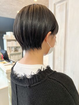 キャアリー(Caary) 福山市美容室Caary人気 ピタッとスッキリショートスタイル
