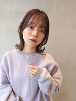 ニコ トウキョウ(nico TOKYO)&nbsp;大人かわいい小顔ボブウルフ/ミディアムレイヤー/ペールベージュ