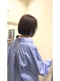 朝の時短ヘア/纏まる艶ボブ【秋山】船橋ボブ/船橋/ボブ/縮毛矯正