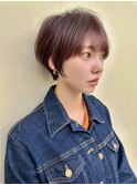 ショート/ボブ/切りっぱなし/ショートボブ