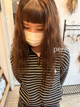 ヘアーチェリーコーク ランプ(HAIR CHERRY COKE Lamp) ◯無造作くるくるパーマ