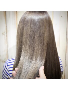 オリジンズヘアーセカンド 守谷店(Origins hair 2nd) グレージュカラー×｢髪質再生｣BYKARTE 5step TR