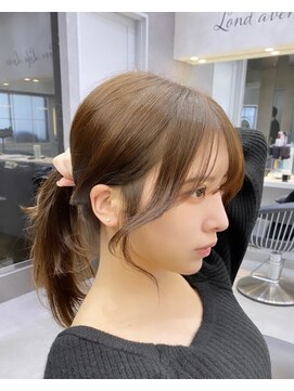 ロンドアヴァントゥス 池袋(Lond aventus) 韓国レイヤー/韓国風/ボブ/髪質改善/黒髪/ブリーチなし〔池袋〕