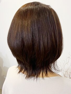 レポヘアー(Repos hair) 20代30代40代大人可愛い髪質改善カラー肩ラインレイヤーボブ