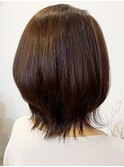 20代30代40代大人可愛い髪質改善カラー肩ラインレイヤーボブ