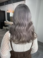 ツキ 横浜店(tuki)&nbsp;ミルクティーベージュダブルカラーケアブリーチインナーカラー