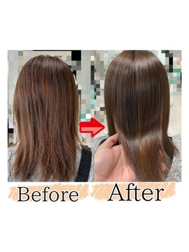 ヴァンクール(vainqueur) カット+髪質改善ストレート+髪質改善トリートメント