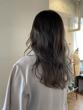 美容室 はなこ バレイヤージュ/グレージュ/ロング