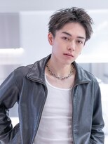 ハバナ 渋谷(HAVANA)&nbsp;メンズ波巻きセンターパート韓国風黒髪ツーブロックマッシュ