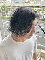 アヴァンス 神戸元町(AVANCE)&nbsp;大人ミディアム×濡れ感パーマスタイル【神戸元町】