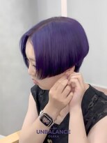 アンバランスオオサカ(UNBALANCE OSAKA)&nbsp;★センターパート/前下がりショーロ/ハイトーンカラー【JUNYA】
