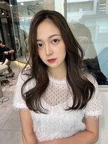 ロンドメリア 天神大名店(Lond Melia) イメチェンヘアスタイル美髪のススメワイドバングブルーブラック