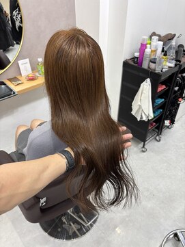 アイズ 横浜(IS) [YASU指名]ブリーチなしカラー/ヘーゼルベージュ/横浜