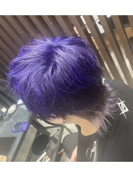 アート(a-to) 【a-to】ラベンダー／ホワイトピンク／メンズウルフ／襟足カラー