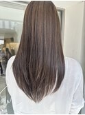 ロングレイヤー・ハイレイヤー・アッシュブラウン