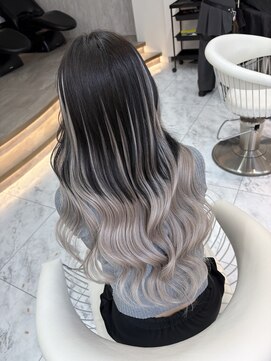 ロンドルピナス 小倉(Lond Lupinus) ブルーブラック/縮毛矯正/美髪のススメ/外ハネボブ/髪質改善