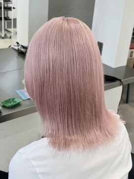 ラック 表参道(LUCK) ペールピンク/ピンクベージュ/ホワイトピンク/ケアブリーチ/20代