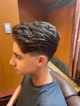 ヘアモード キクチ 銀座店 テーパーフェード 理容室