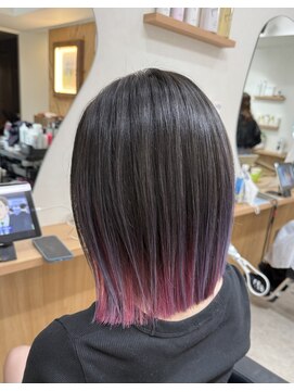 ラフテル(RAFTEL) バレイヤージュカラー 【京都美容室/山科美容室/ボブ】