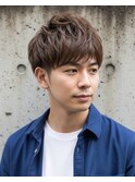 ▼フェザーショート/メンズカット/ツーブロック/ビジネスマン