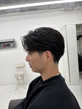 毛流れセンターパート