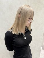 ルシティ(Le City)&nbsp;Whitebeige 【ブリーチ/ダブルカラー/髪質改善/ホワイトカラー】