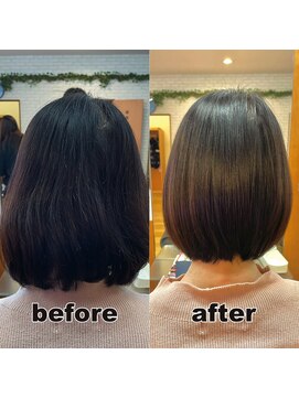 モンド ヘアクリエーション 西田店(monde hair creation) 【monde】before × after × 髪質改善UP