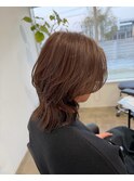 メンズウルフカット