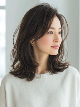 トリッカ 代官山(tricca) 大人くびれミディ/上品レイヤー/艶感