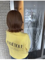 ヘアサロン アプリ(hair salon APPLI)&nbsp;ミルクティーブラウン♪