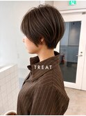 ショートボブ/骨格補正/大人ショート