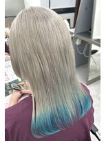 スタイル 横浜(STYLE)&nbsp;AYAKA担当/ダブルカラー/シルバー/ターコイズブルー