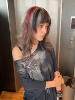 トーキョー オタクヘアー(TOKYO OTAKU HAIR) デザインカラー/ハッシュカット/レッド/シルバー/ブラック